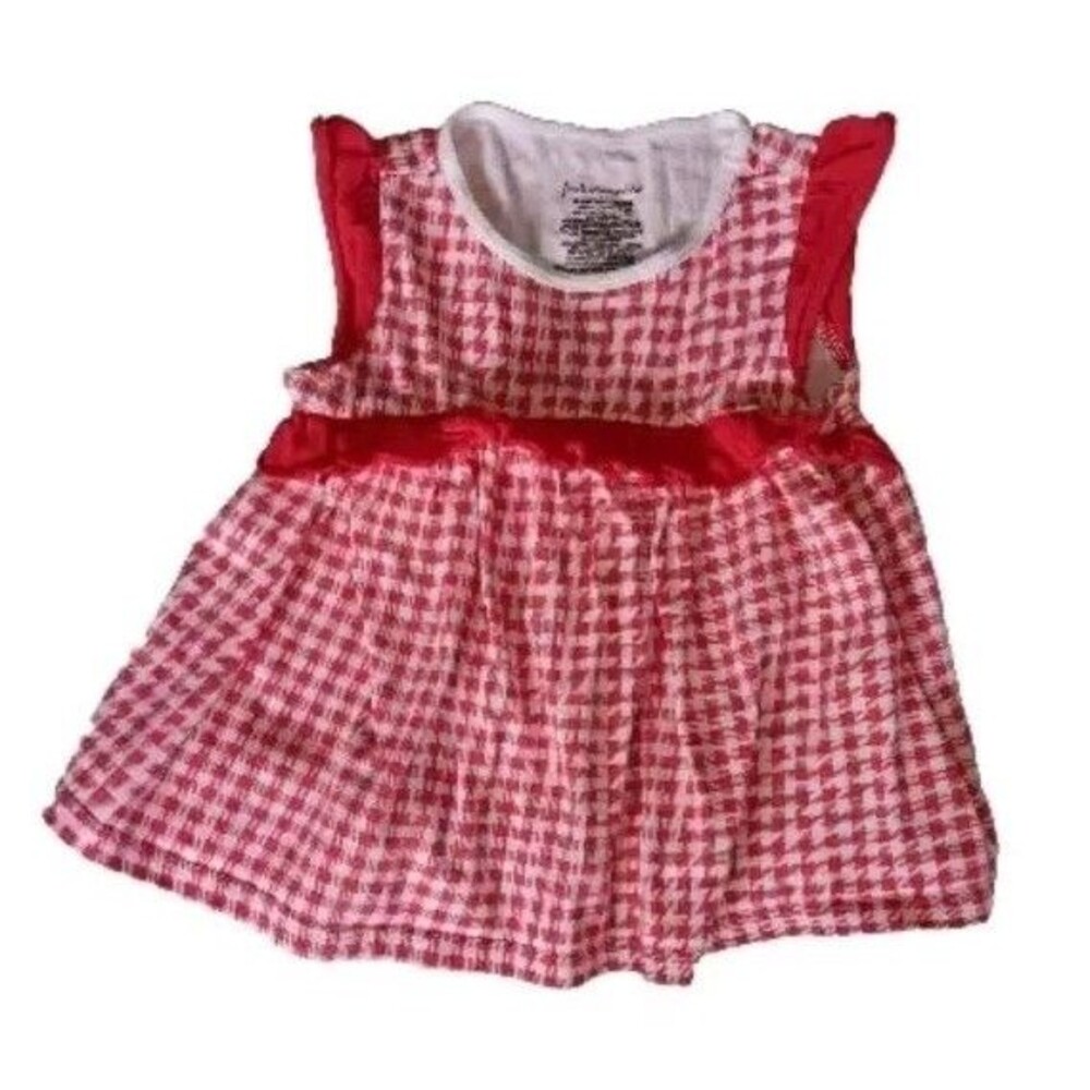 Shirt 12 months Girls First Impressions baby Red And White Gingham sleeveless